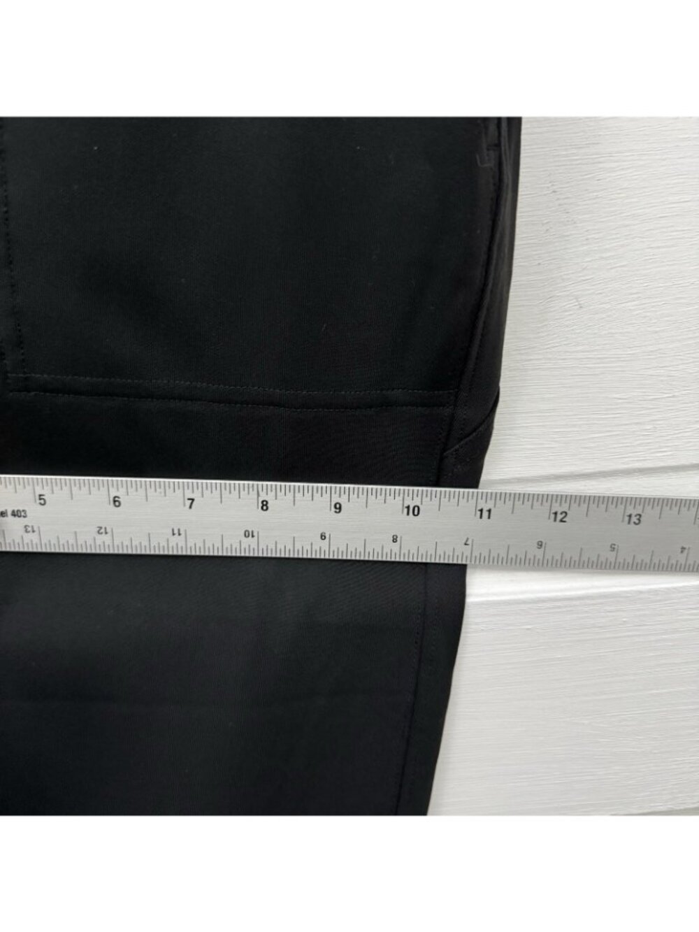 Athleta Venice High Rise Jogger Pants Medium Petite Black Zip Pockets - Picture 15 of 16
